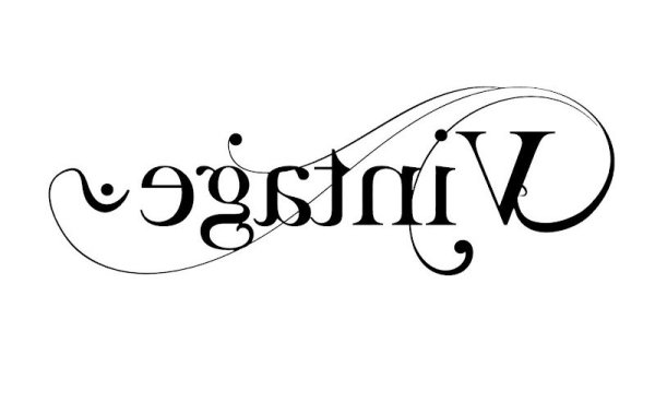 Зеркальные надписи для декупажа