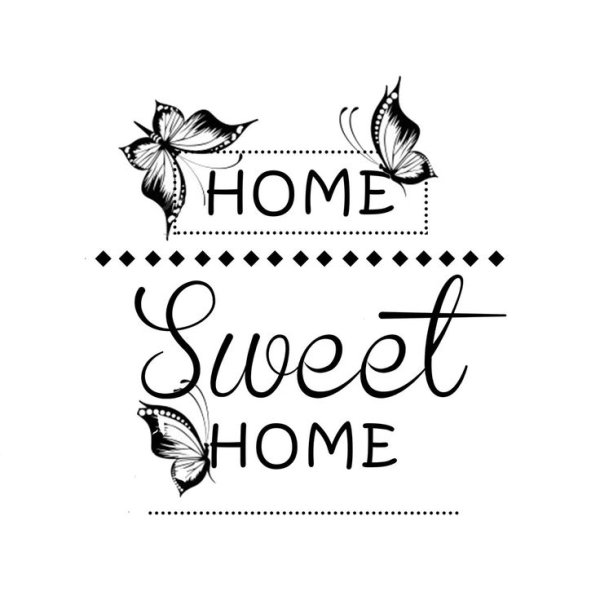 Черно белые надписи