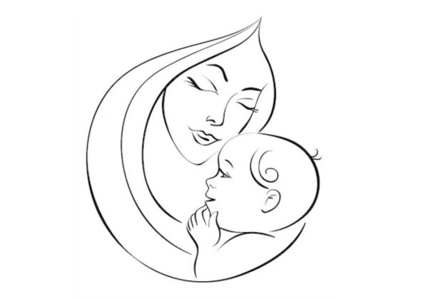 Рисунок маме на день матери карандашом