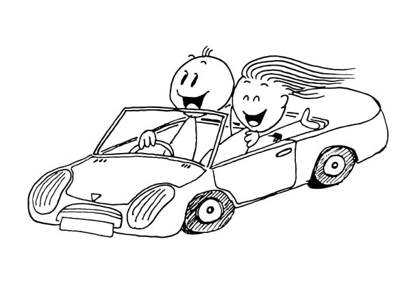 Шофер раскраска для детей