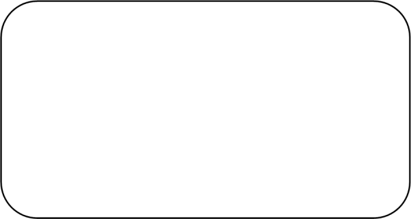 Белый прямоугольник с закругленными краями