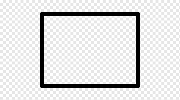 Чёрно белый прямоугольник