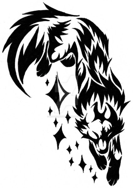 Эскизы татуировок животных для мужчин