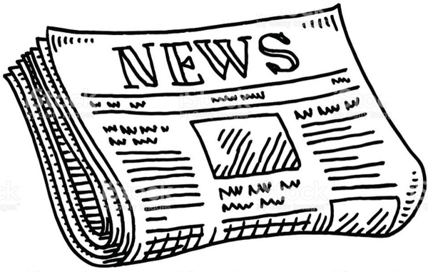 Газета раскраска для детей