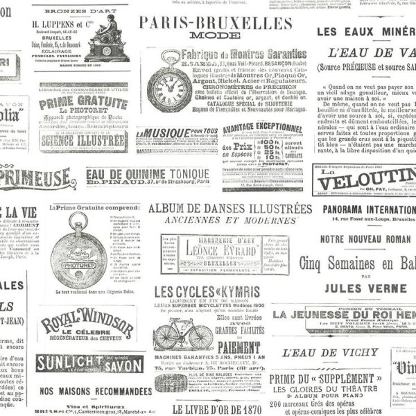 Старая газета черно белая