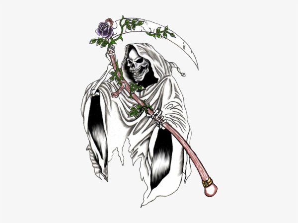 Санта Муэрте + коса