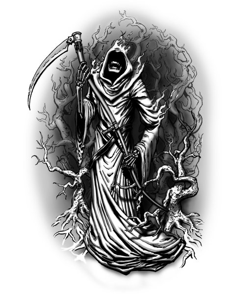 Grim Reaper Татуировка