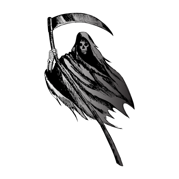 Смерть с косой арт