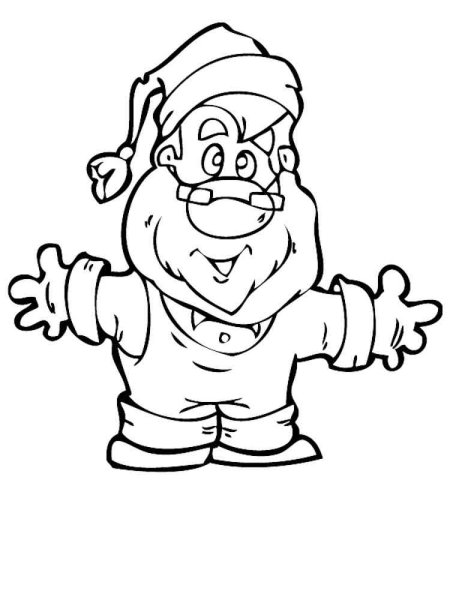 Гном Чихун раскраска