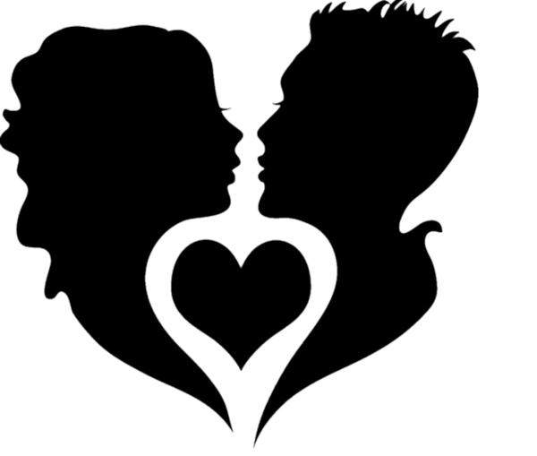 Силуэты влюбленных