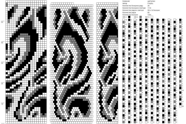 Вязаные жгуты крючком схемы