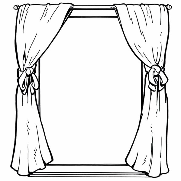 Окно раскраска для детей