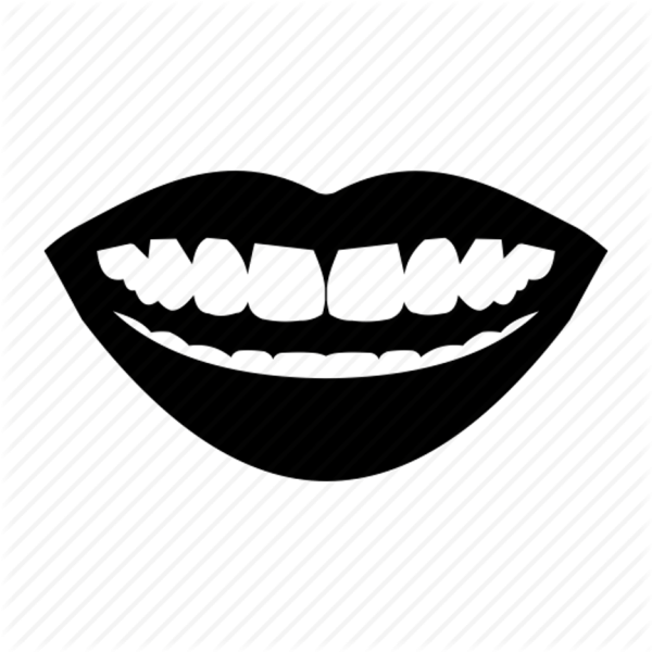 Рот с зубами Векторная