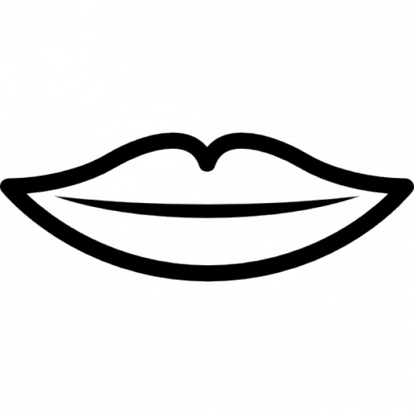 Рот раскраска для детей