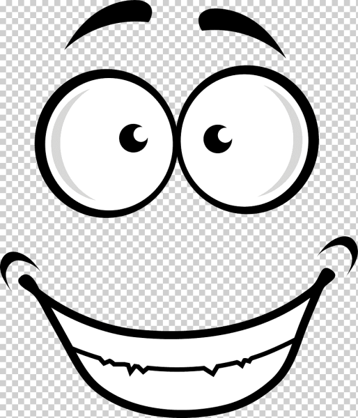 Смайлик улыбка на белом фоне