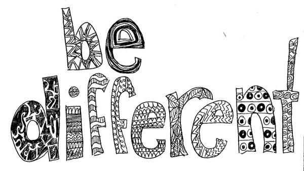 Рисунки для срисовки черно белые с надписями