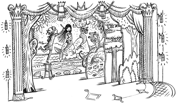 Театральные эскизы