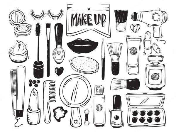 Раскраска косметика