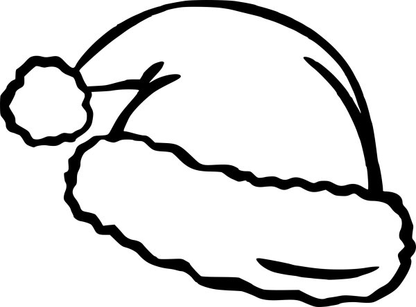 Новогодняя шапка чб