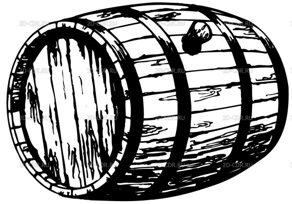 Трафарет для бочки