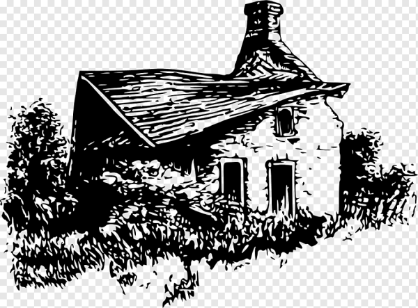 В деревне. Раскраска