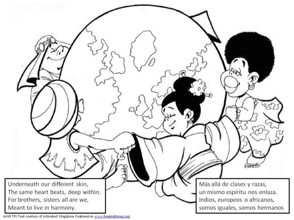 Толерантность раскраска