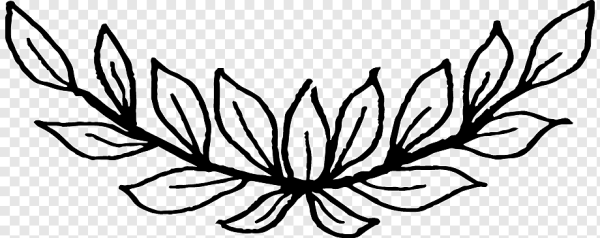 Веточка контур