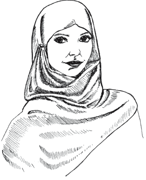Женщина в платке