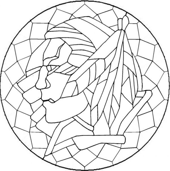 Трафареты для мозаики из цветной бумаги