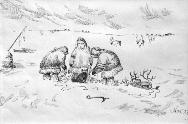 Раскраска индейская деревня