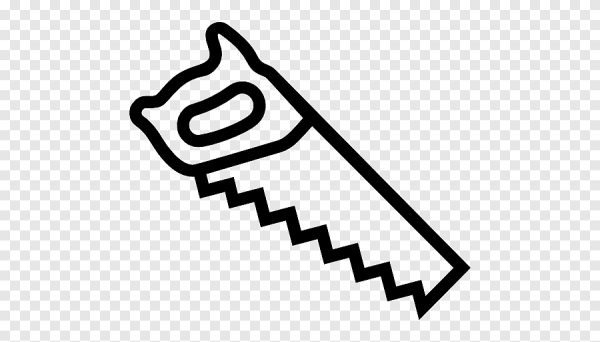 Трафарет пилы для детей