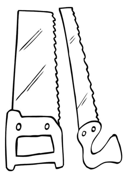 Раскраска пила