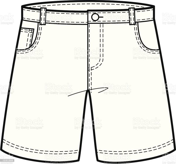 Мужские шорты эскиз