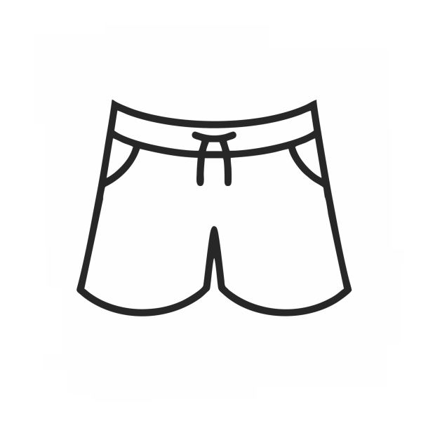 Шорты раскраска