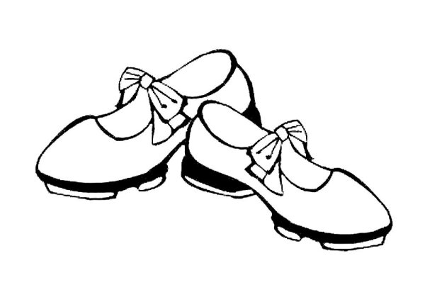 Обувь. Раскраска