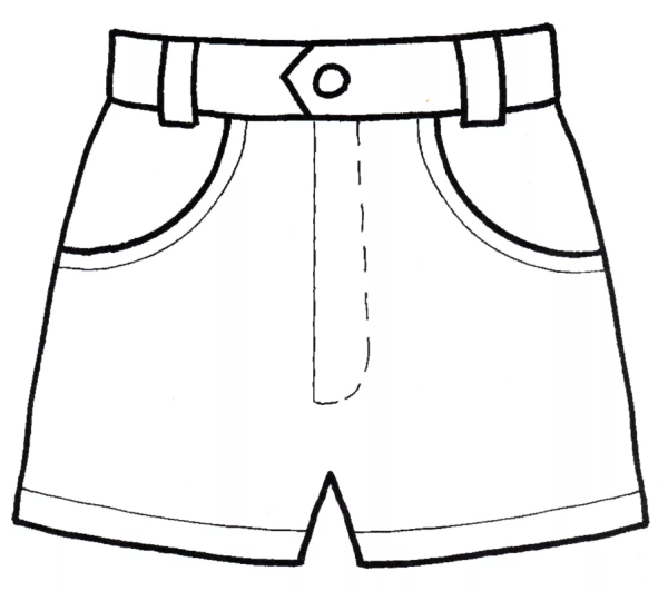 Эскиз шорт женских