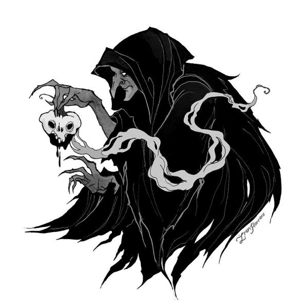 Ведьма эскиз