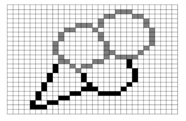 Пиксель арт орнамент