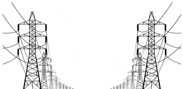 Электроэнергетика на белом фоне