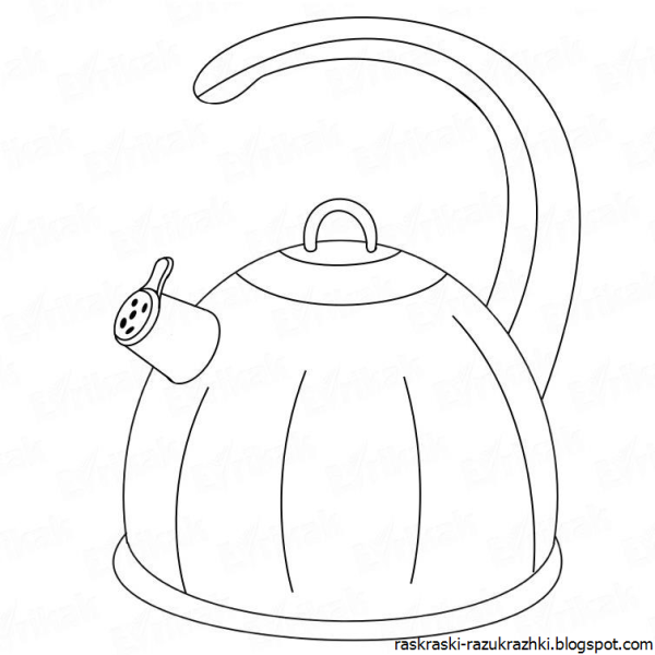 Трафарет "чайник"