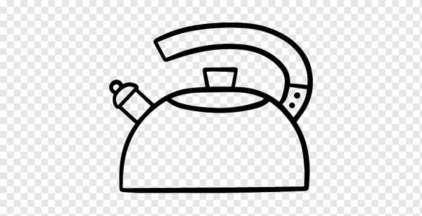 Чайник раскраска для детей