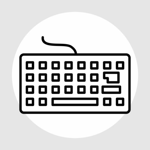 Значки на клавиатуре