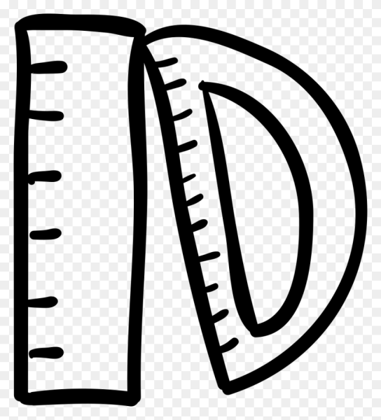 Линейка нарисованная