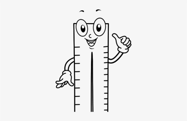 Линейка раскраска