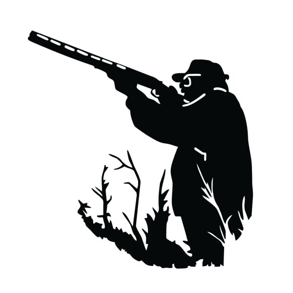 Наклейка охотник