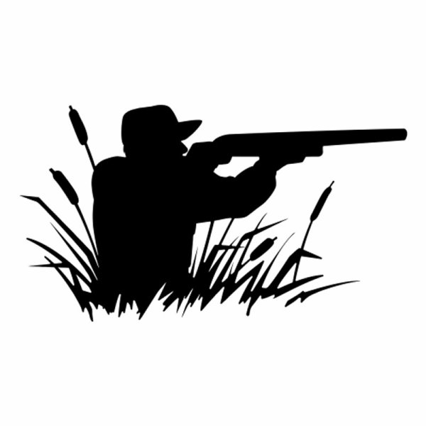 Охотник силуэт