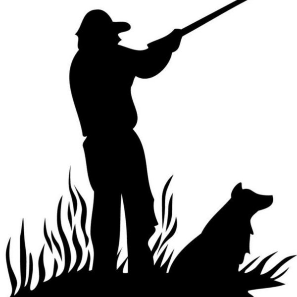 Охотник силуэт