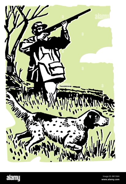 Охотник Графика