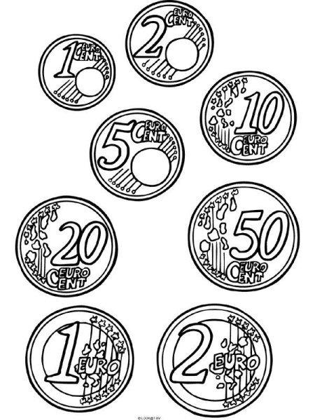 Монеты черно белые