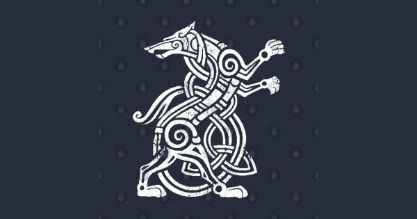 Скандинавские узоры Фенрир